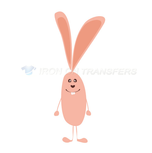 Rabbit Iron-on Stickers (Heat Transfers)NO.8931